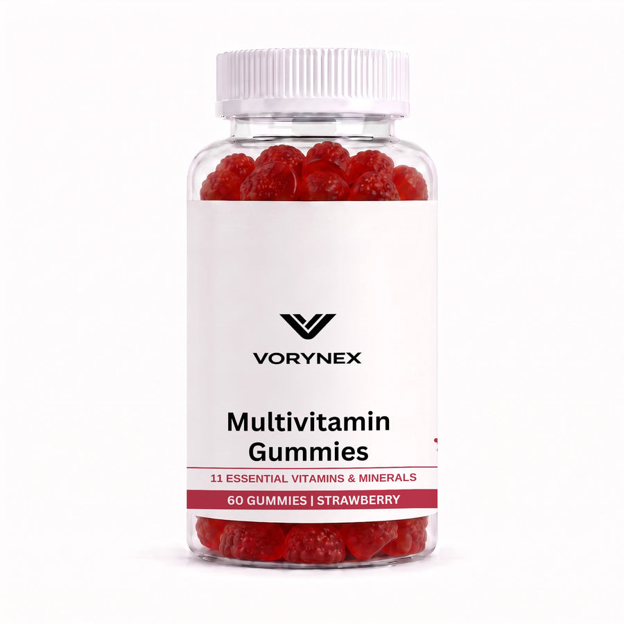 Multivitamin-Gummies 60 St. | 11 Vitamine & Mineralien | VORYNEX