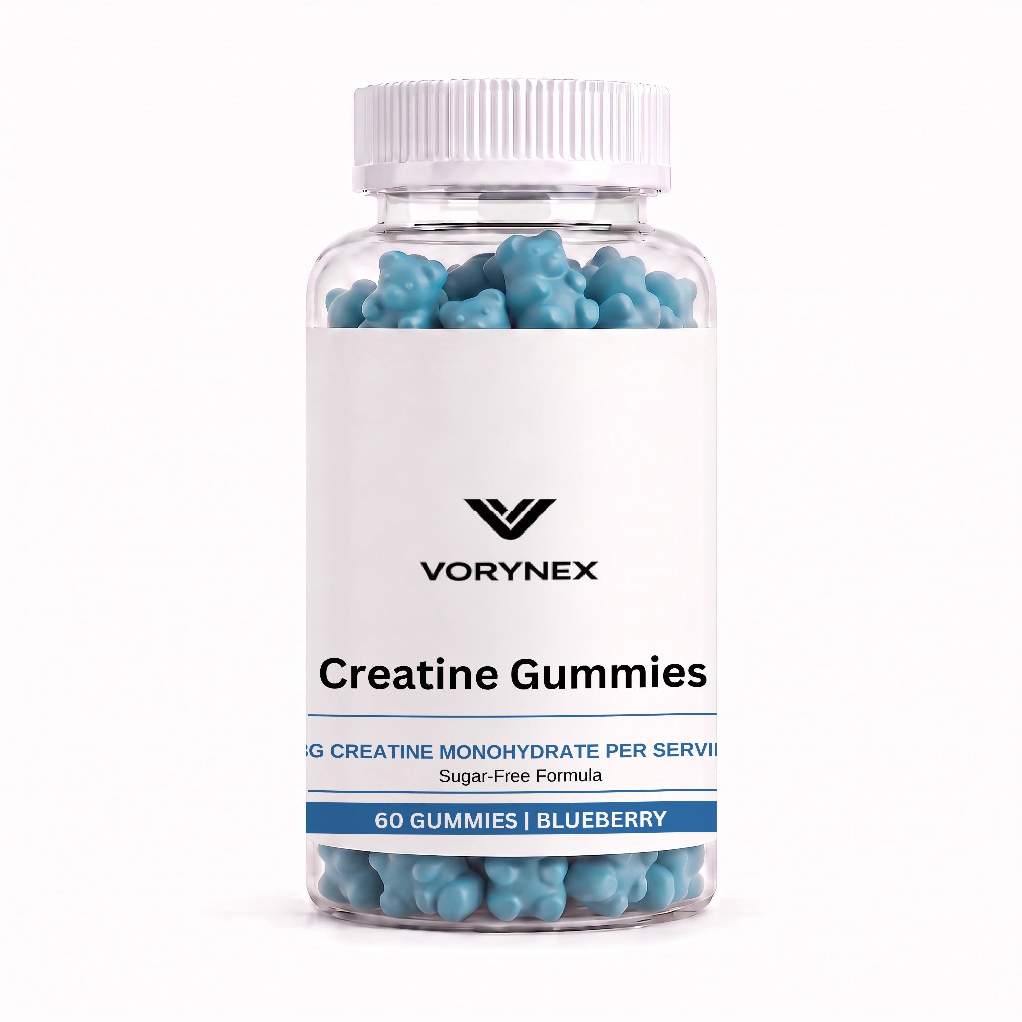 Creatine Monohydrate Gummies 60ct | Blueberry | VORYNEX