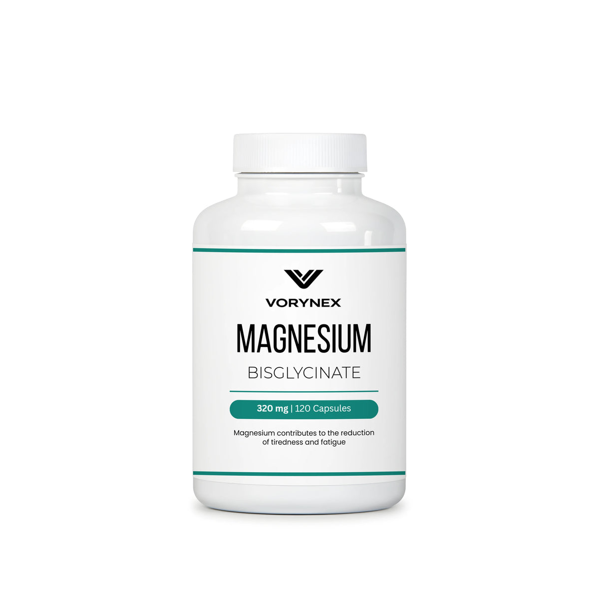 Magnesium Bisglycinate + Taurine & B6 - 120 Capsules | VORYNEX