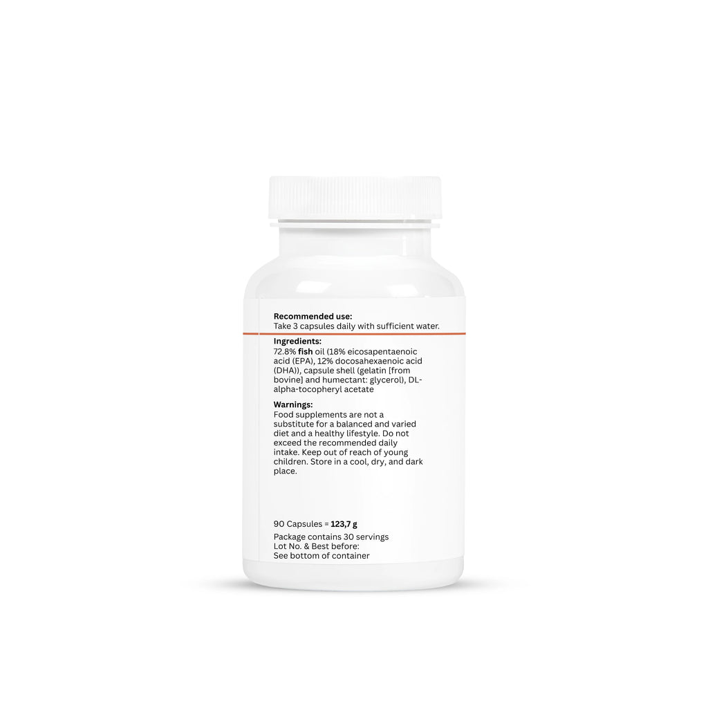 VORYNEX Omega-3 + Vitamin E – Ultra Pure Fish Oil – 90 Capsules