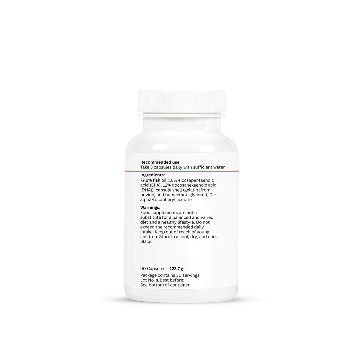 VORYNEX Omega-3 + Vitamin E – Ultra Pure Fish Oil – 90 Capsules