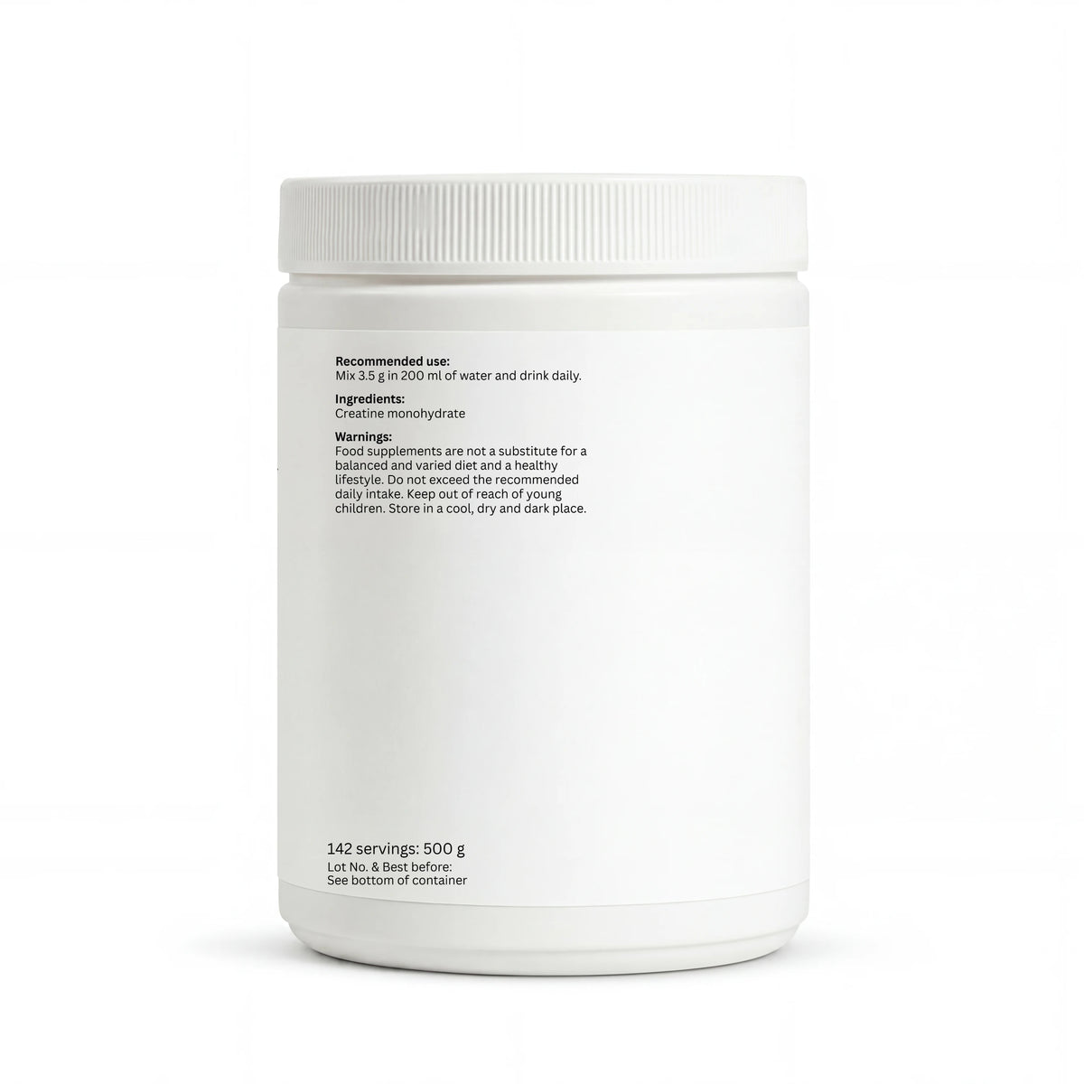 Creatine Monohydrate 500g | Micronized | Unflavored | VORYNEX