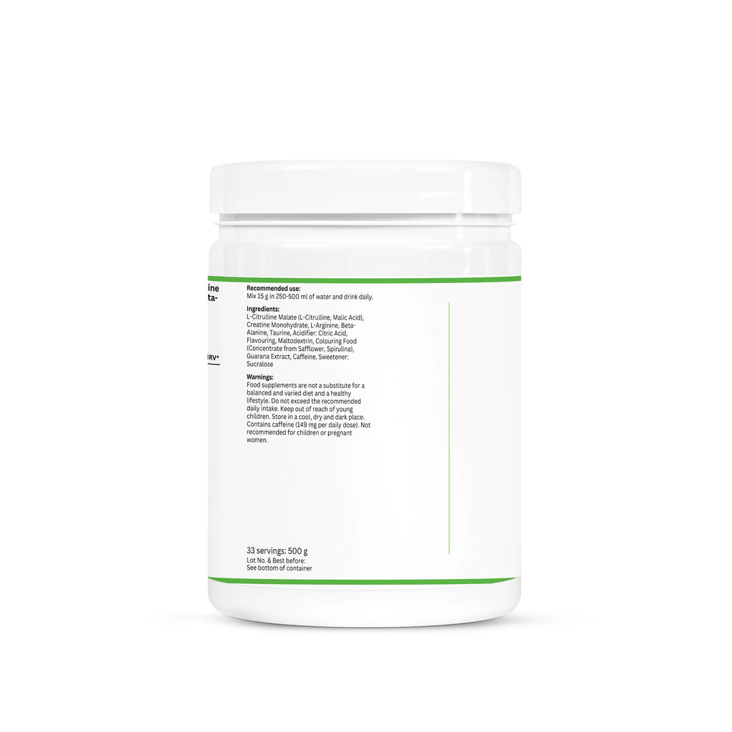 Pre-Workout-Booster Grüner Apfel - 500g | VORYNEX