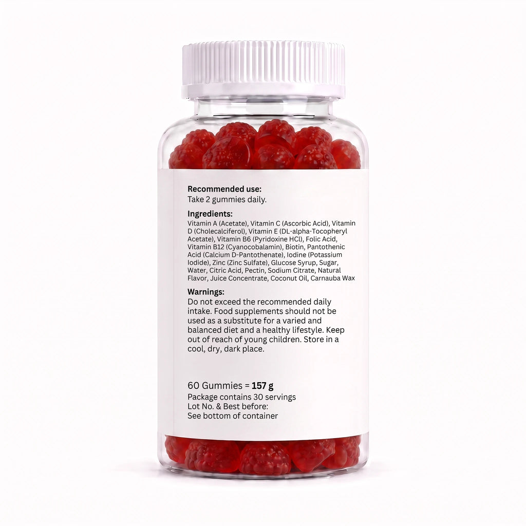 Multivitamin Gummies 60ct | 11 Vitamins & Minerals | VORYNEX