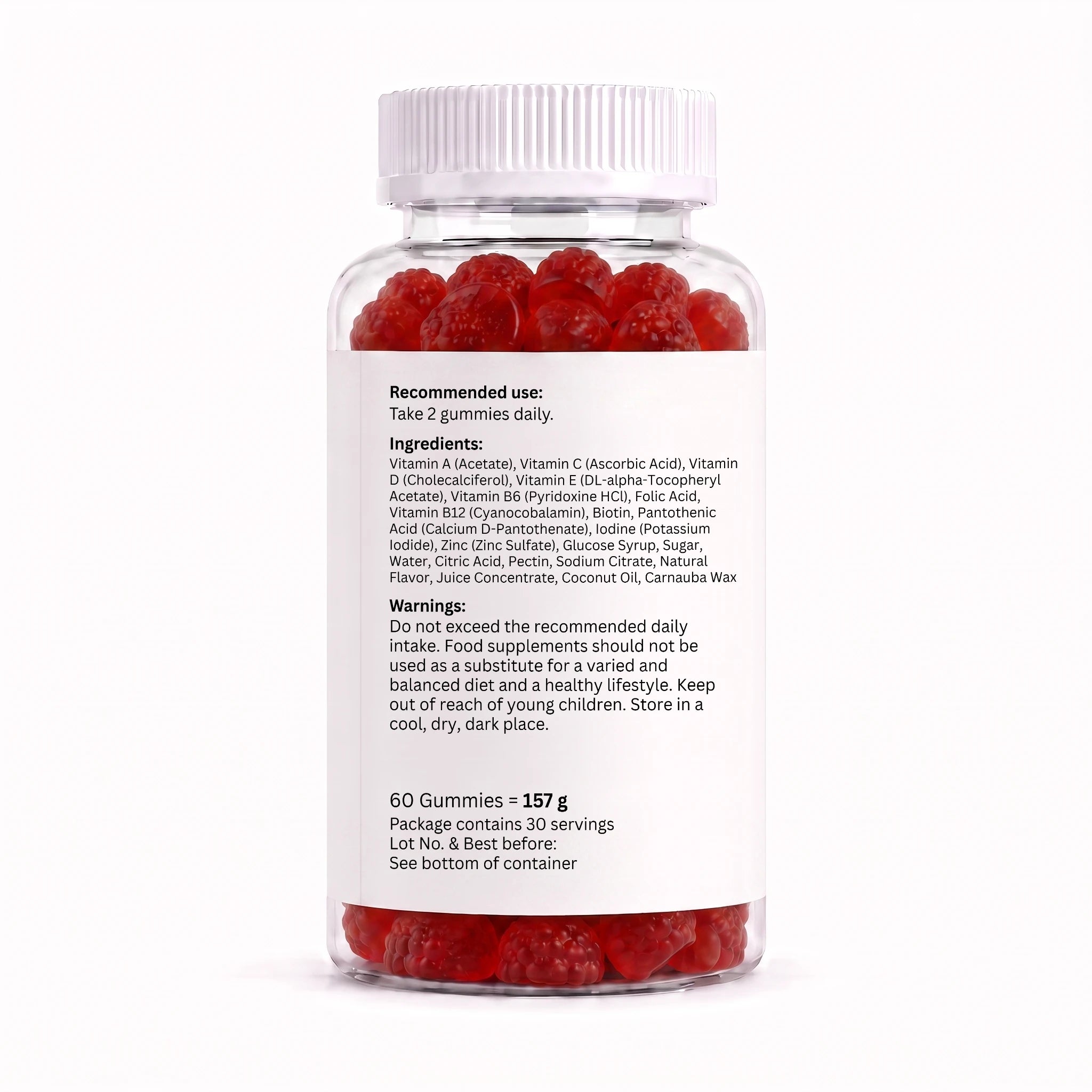 Multivitamin Gummies 60ct | 11 Vitamins & Minerals | VORYNEX