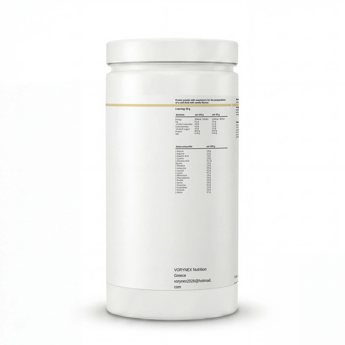 Whey Protein Vanilla 1kg | VORYNEX