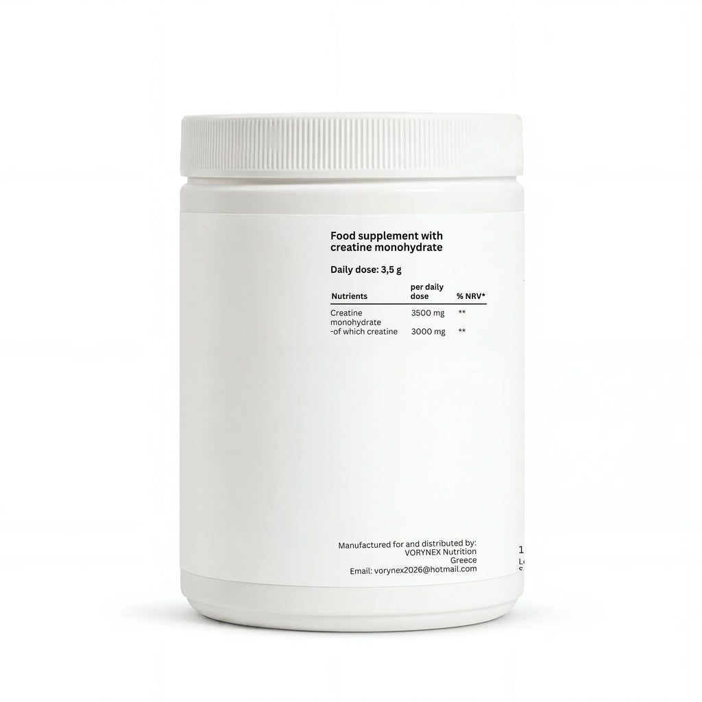 Creatine Monohydrate 500g | Micronized | Unflavored | VORYNEX