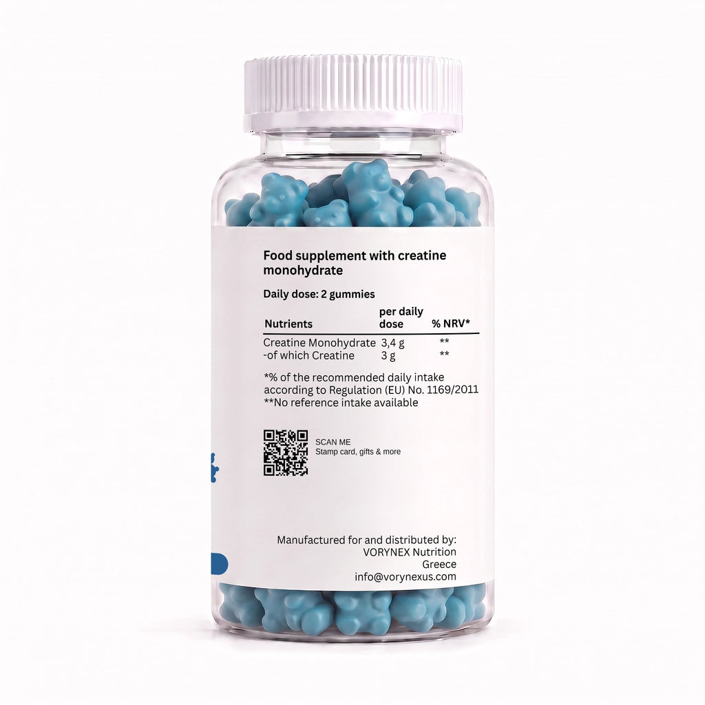 Kreatin-Monohydrat Gummies 60 St. | Blaubeere | VORYNEX