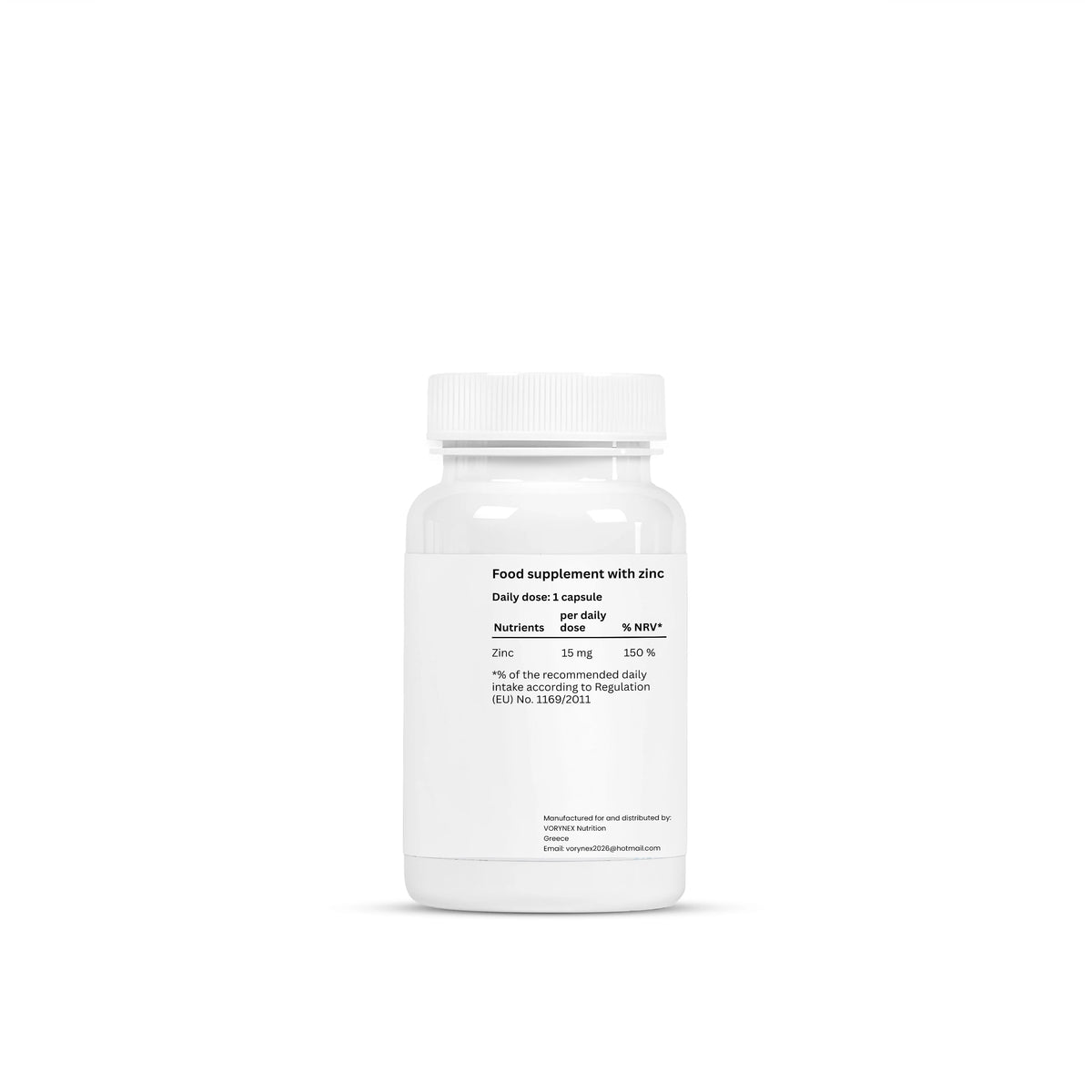 Zinc Bisglycinate 25 mg – High Absorption – 60 Capsules | VORYNEX